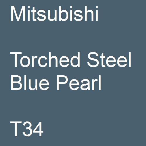 Mitsubishi, Torched Steel Blue Pearl, T34.